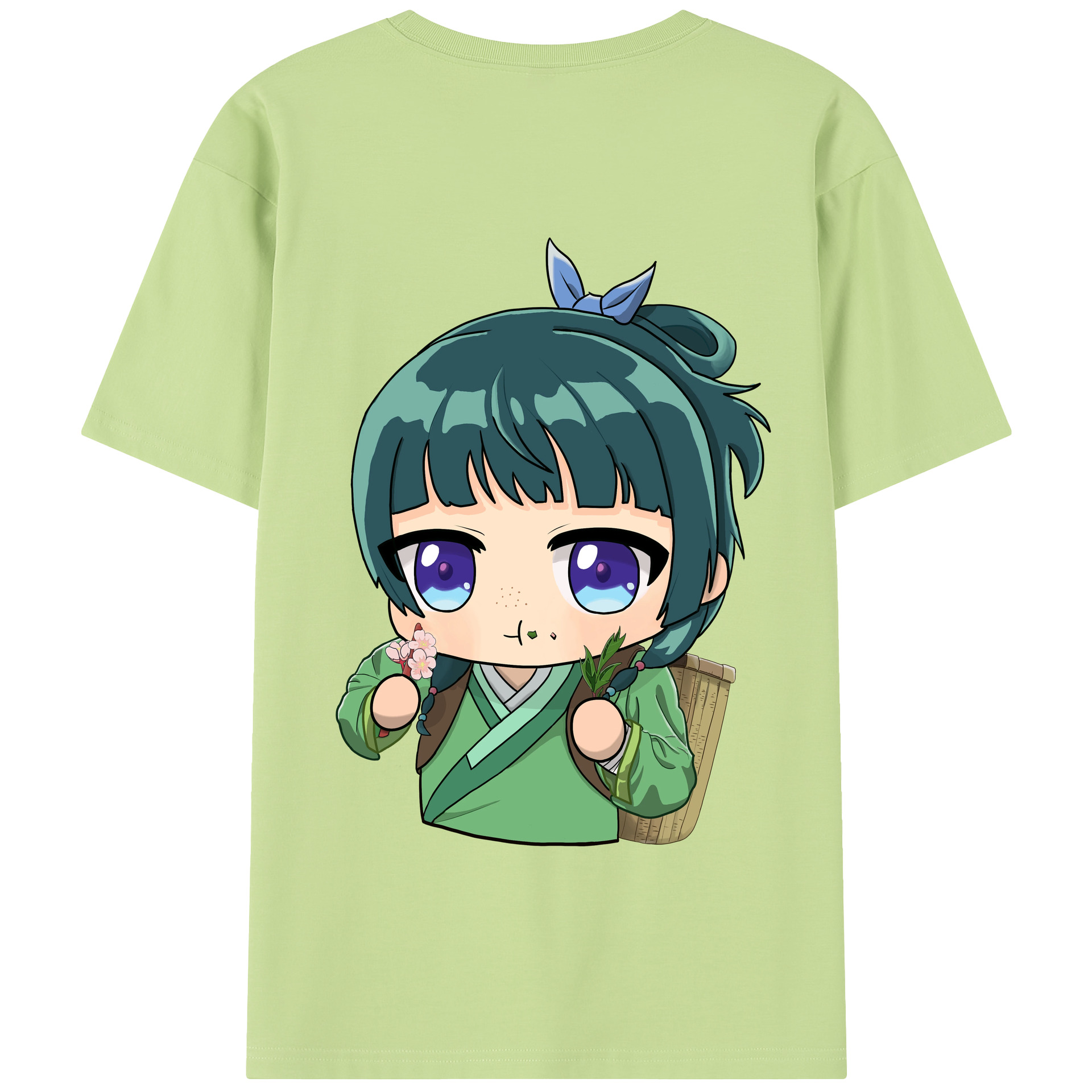 （画像用） 薬屋のひとりごと The Apothecary Diaries 綿100％半袖Tシャツ（背面プリント）